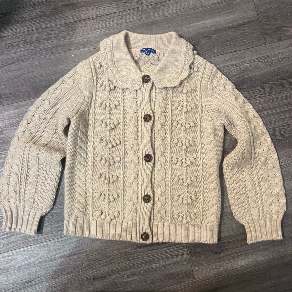 maison me sweater Annalise Girl’s wool blend sweater